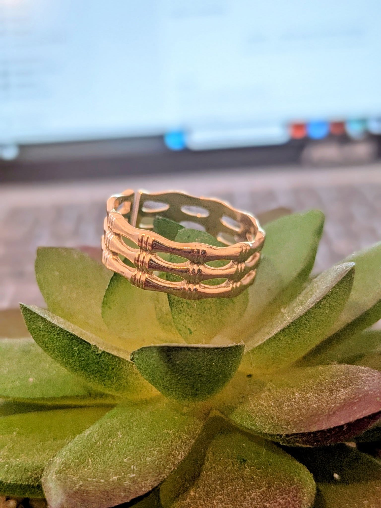 Bague Bambou