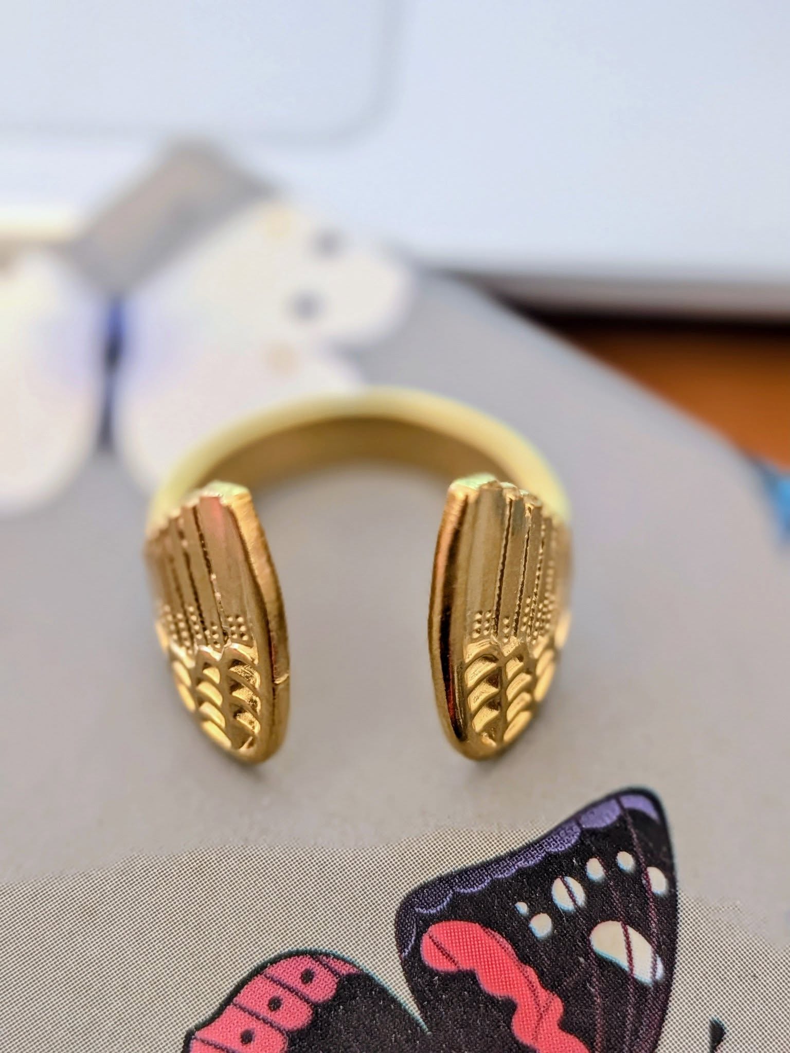 bague ailes d'ange