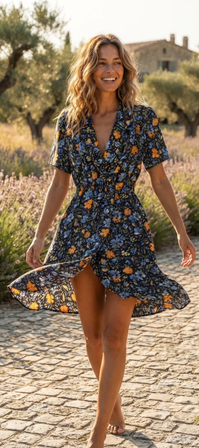 Robe fleurie
